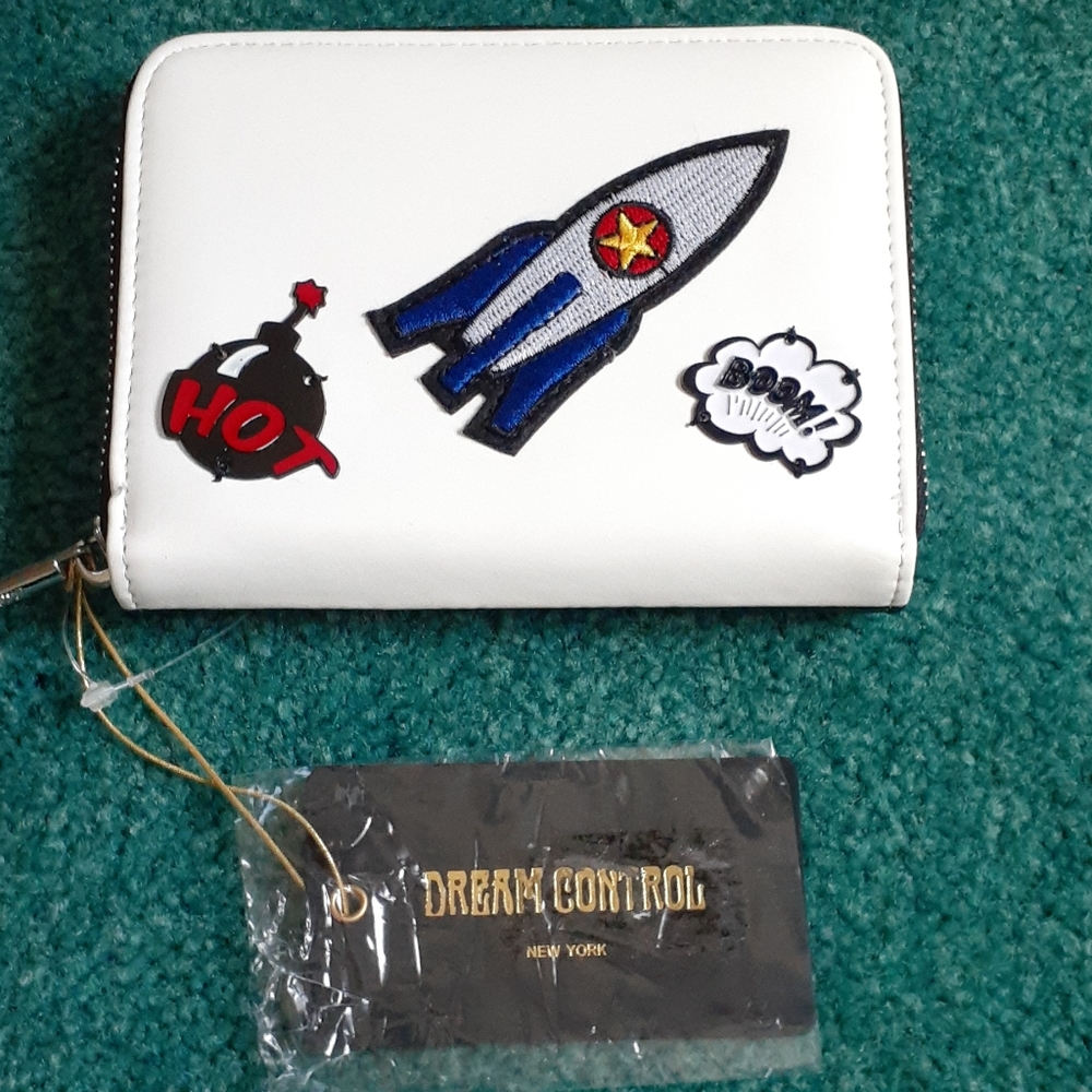 Dream Control small rocket themed wallet NWT